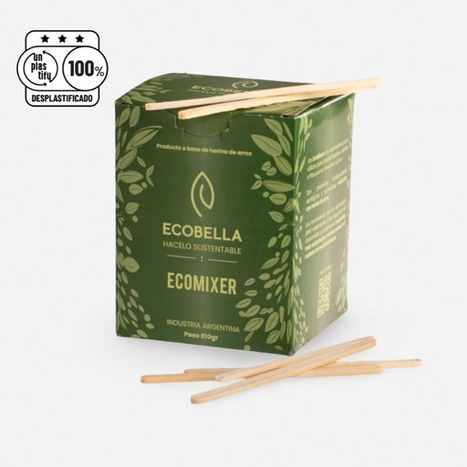 [MIXER- Box-350] Revolvedores de café - EcoMixer - ECOBELLA (Box, x 350)