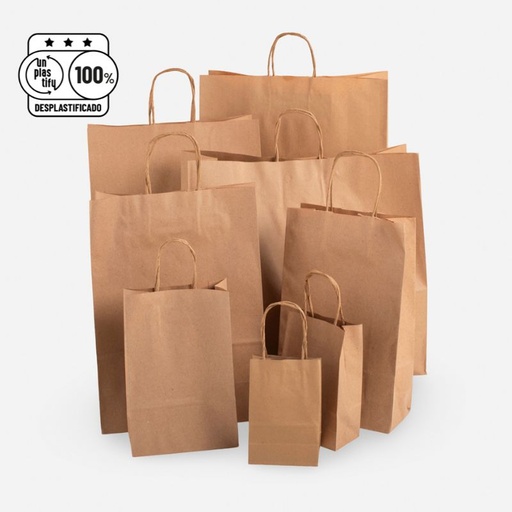 Bolsas Kraft Con Manija (CP)
